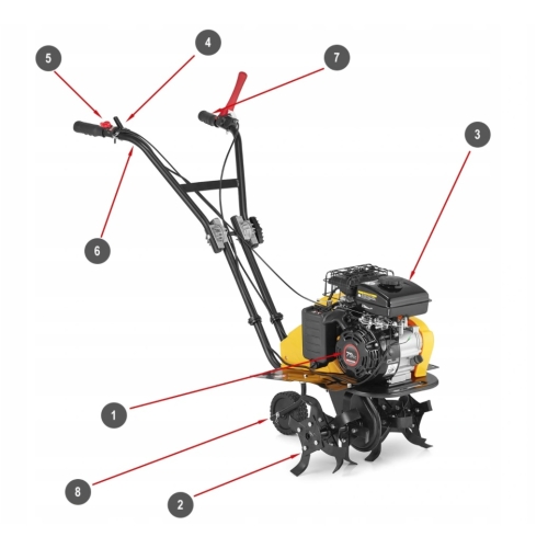 Motocoltivatore a benzina 43cm